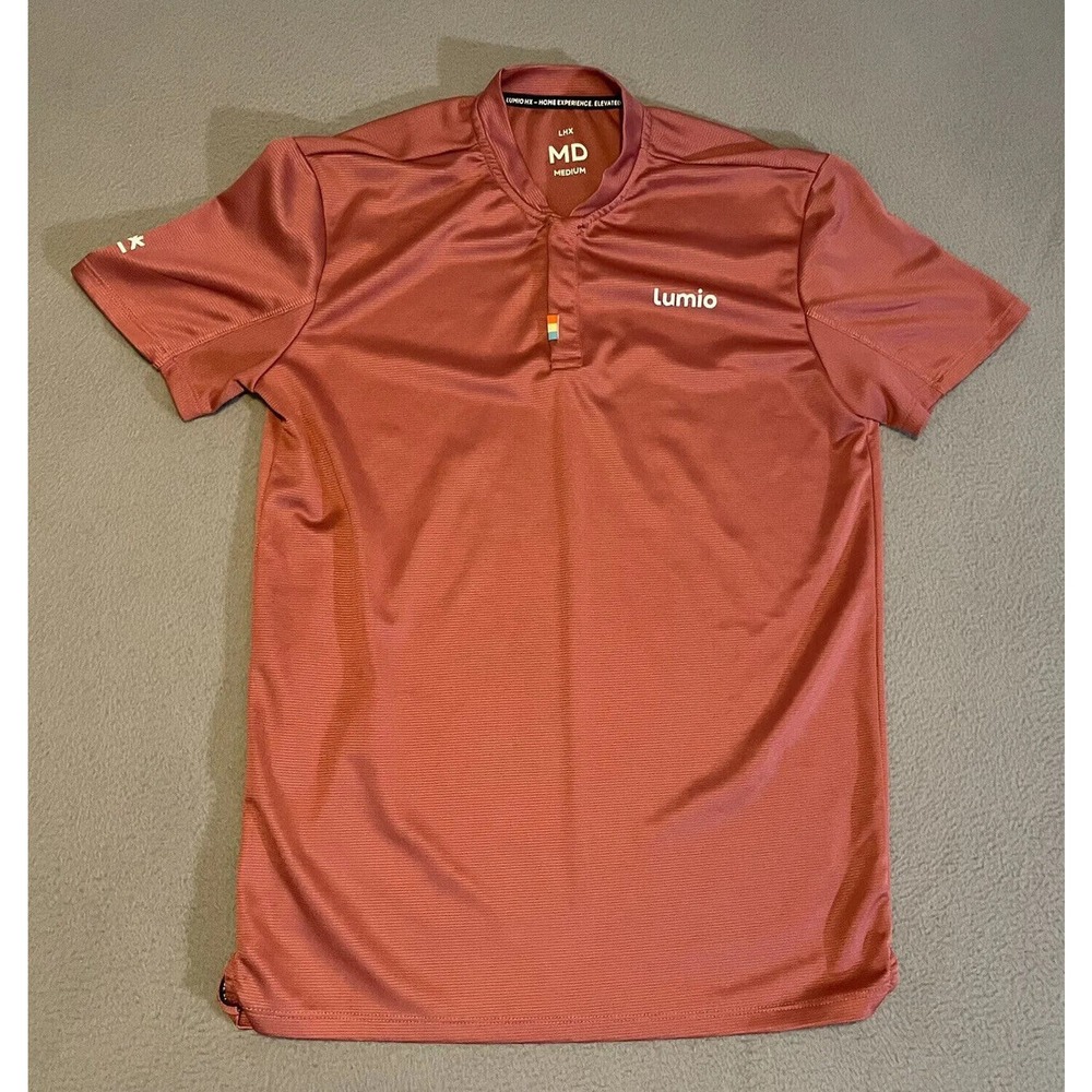 Lumio Polo Men's Size Medium Copper Brown